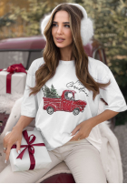 Tričko z nadrukiem Under The Tree Biela