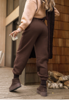 Tepláková súprava Mikina i Nohavice Take Me Home béžovo-čokoládový II