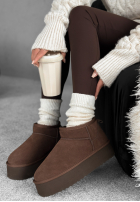 semiošové Členkové Topánky Jack Frost čokoládové