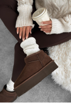 semiošové Členkové Topánky Jack Frost čokoládové