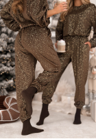 Welurowy Súprava Gold Twilight čokoládový