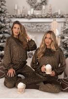 Welurowy Súprava Gold Twilight čokoládový