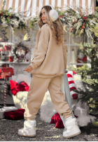 Tepláková súprava Mikina i Nohavice Chill Code béžový