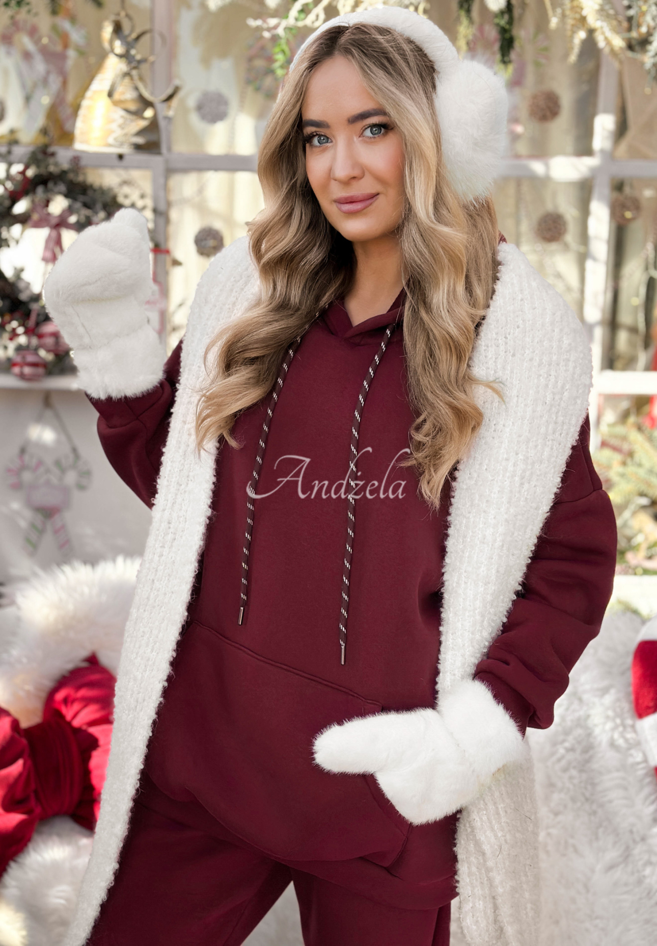 Tepláková súprava mikina a nohavice Chill Code bordová