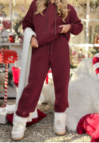 Tepláková súprava Mikina i Nohavice Chill Code bordová