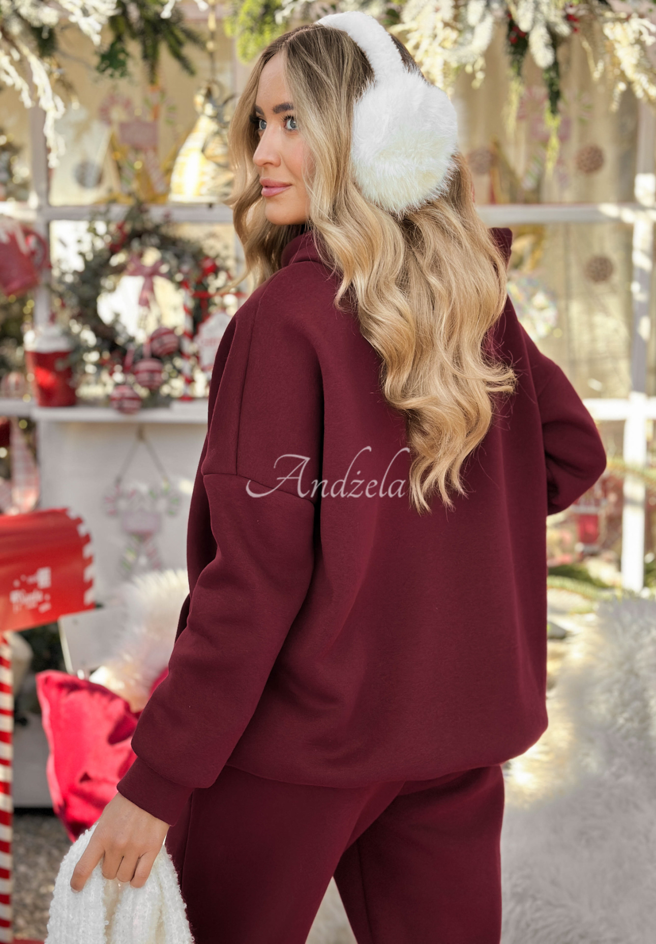 Tepláková súprava mikina a nohavice Chill Code bordová