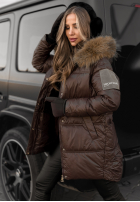 Długa Prešívaná Bunda The Luckiest čokoládová