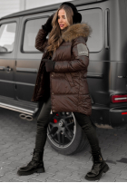 Długa Prešívaná Bunda The Luckiest čokoládová