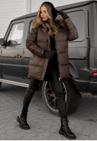 Długa Prešívaná Bunda The Luckiest čokoládová