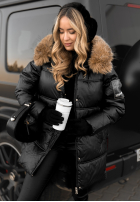 Długa Prešívaná Bunda The Luckiest čierna