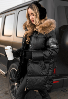 Długa Prešívaná Bunda The Luckiest čierna