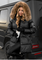 Długa Prešívaná Bunda The Luckiest čierna