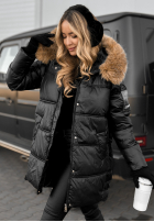 Długa Prešívaná Bunda The Luckiest čierna