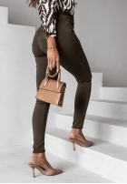 Nohavice džínosové skinny Kendriss čokoládové II