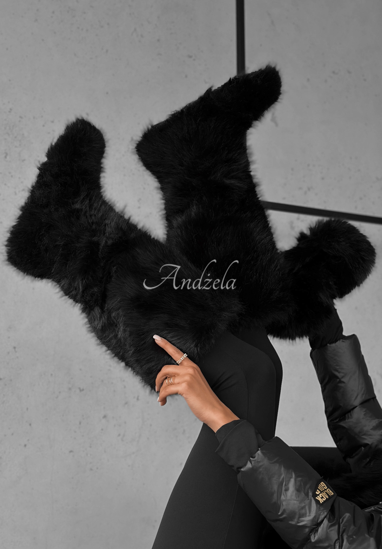 Kožušinové čižmy Grizzly Bear čierne