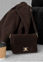 Zamszowa Kabelka In My Closet čokoládová