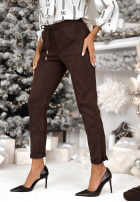 semiošové Nohavice React To It čokoládové