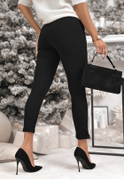 látkové Nohavice z paskiem Alone We Can čierne