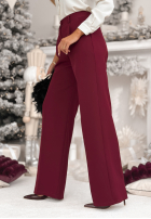 Nohavice z przeszyciami A Minute Ago bordové