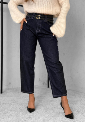 Džínsy balloon Important Message tmavomodré