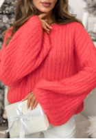 Moherowy Sveter z szerokimi rękawami Better Than Koralová