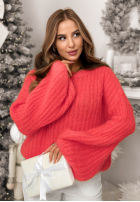 Moherowy Sveter z szerokimi rękawami Better Than Koralová