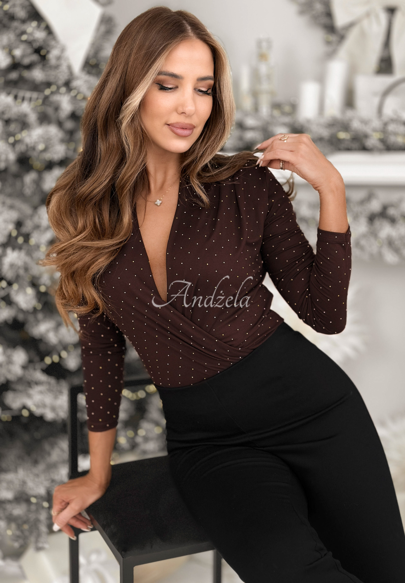 Body s kamienkami Message For You čokoládové