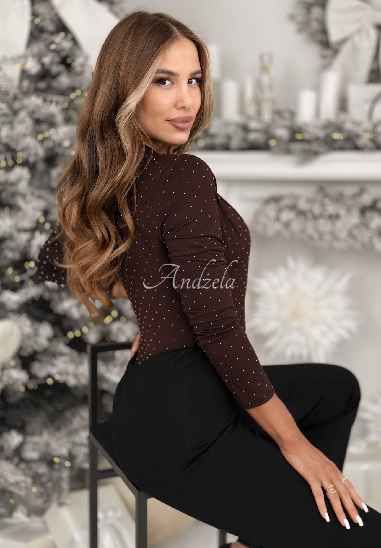 Body s kamienkami Message For You čokoládové