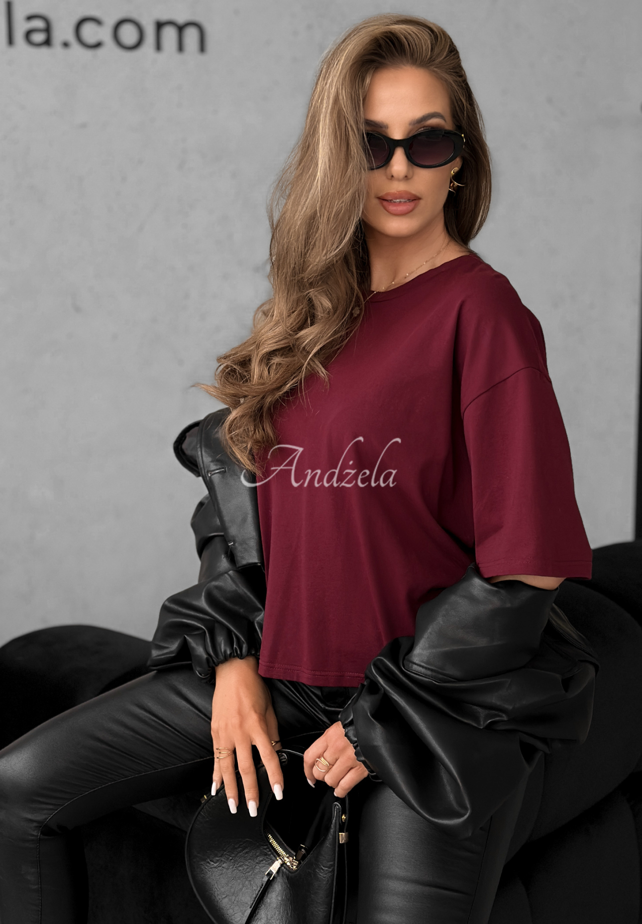 Tričko Very Fine bordová