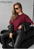 Tričko Very Fine bordová