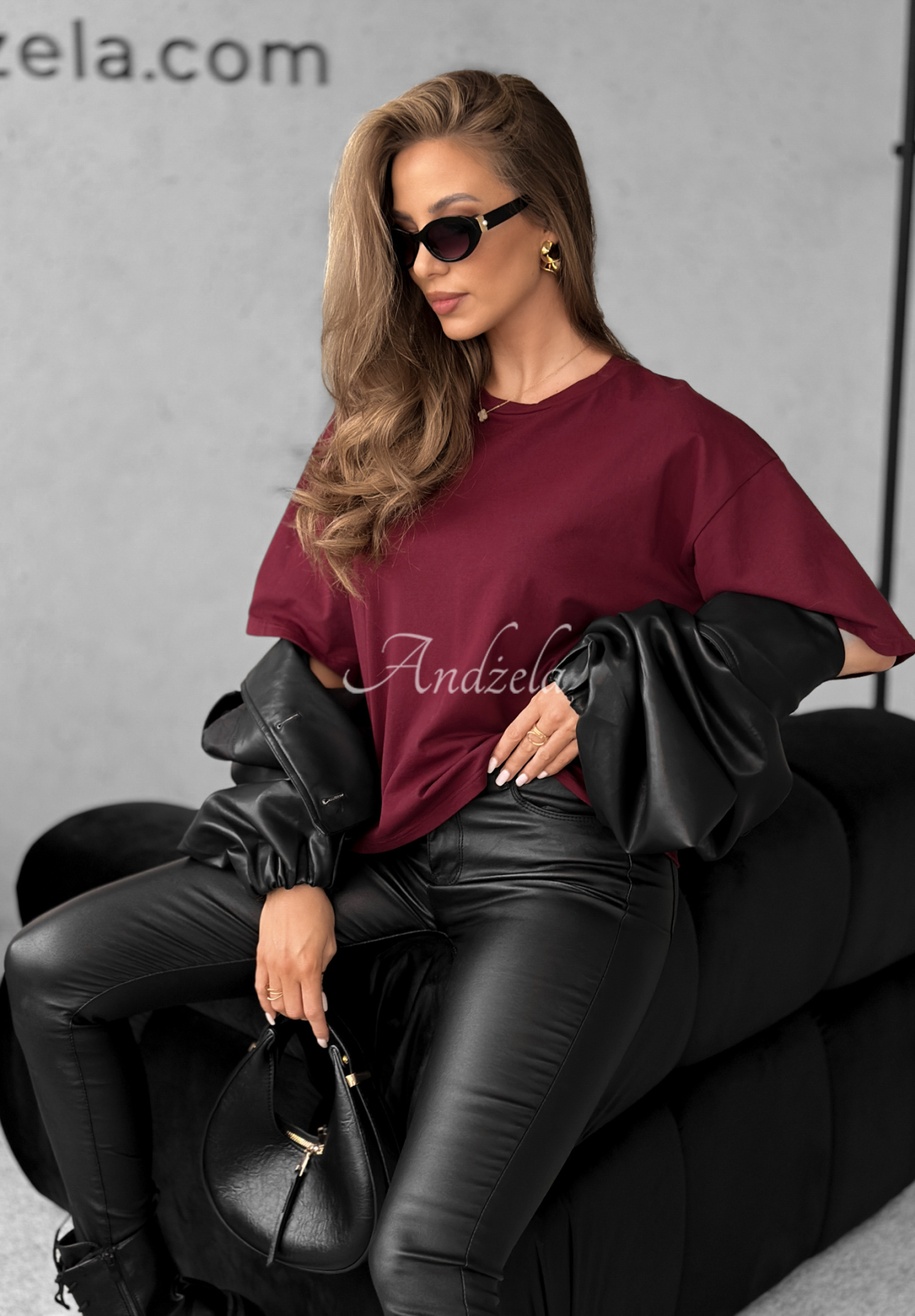 Tričko Very Fine bordová