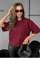 Tričko Very Fine bordová