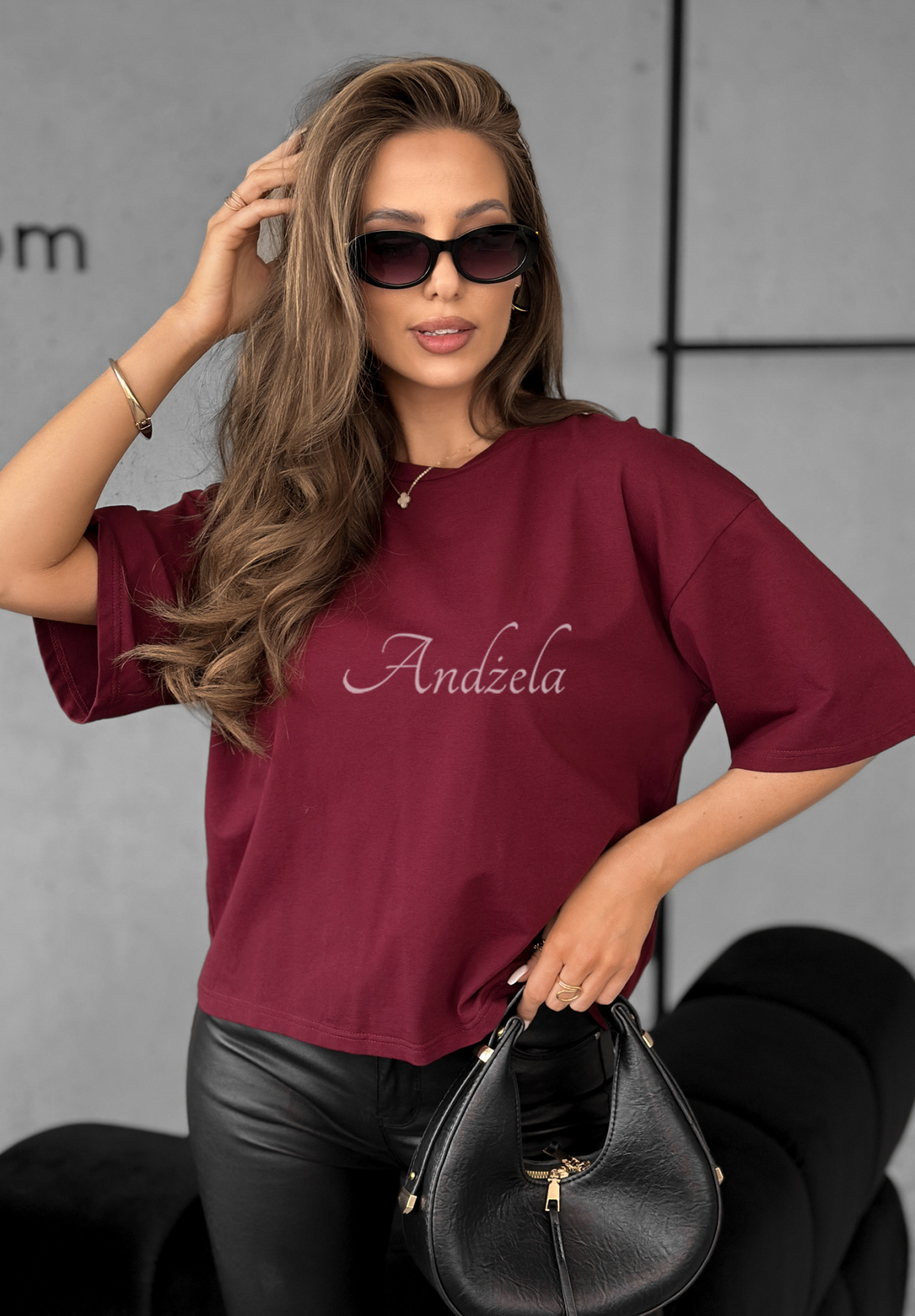 Tričko Very Fine bordová