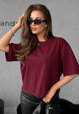 Tričko Very Fine bordová