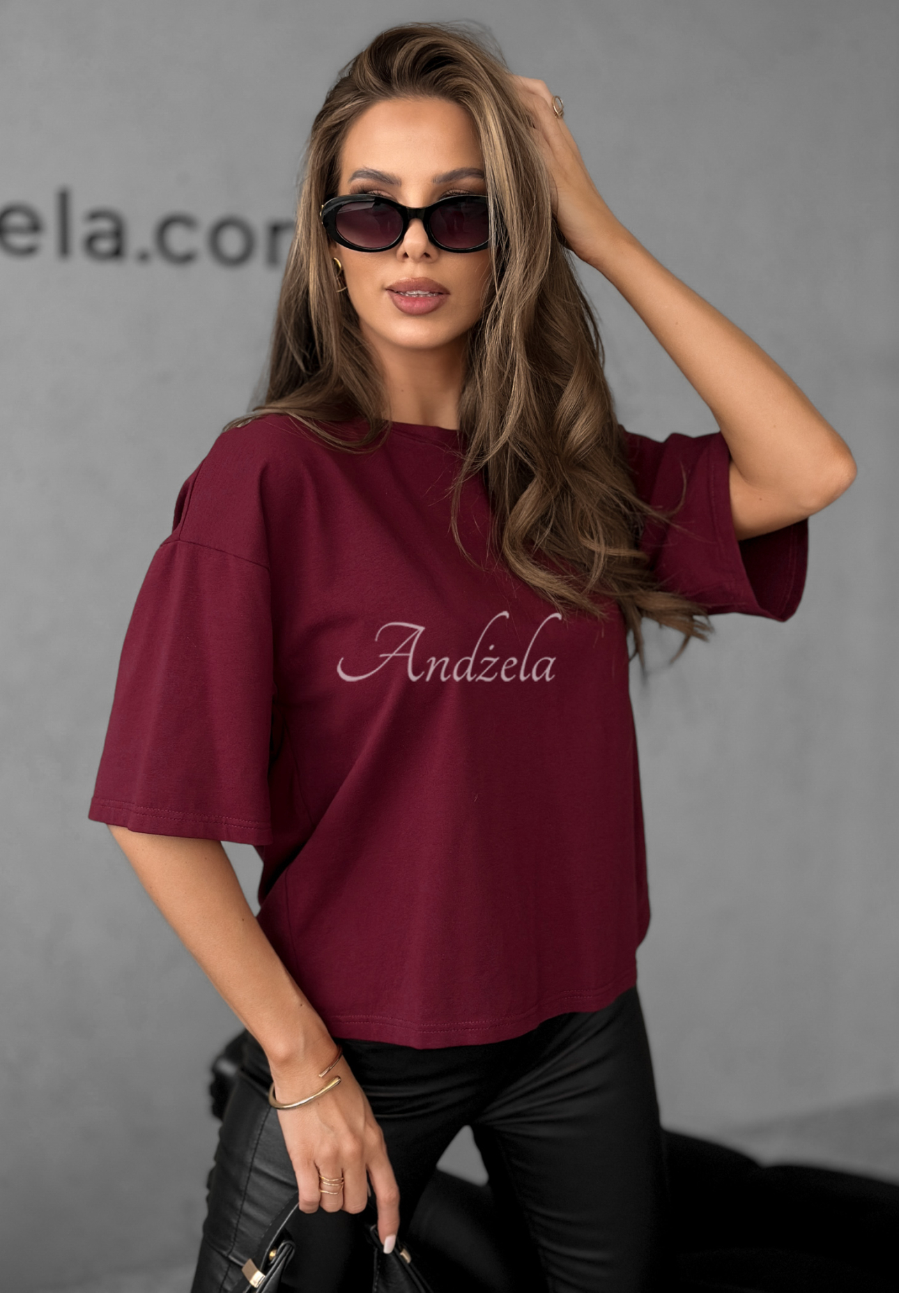 Tričko Very Fine bordová