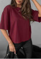 Tričko Very Fine bordová