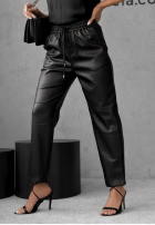 Koženkové nohavice Choosing Myself čierne