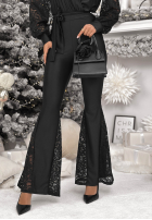 Dlhý Overal z wiązaniem i koronką Weekend Loading čierne