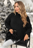 Sveter Feels Like Heaven čierne