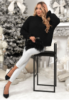 Sveter Feels Like Heaven čierne