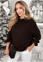 Sveter Feels Like Heaven čokoládový