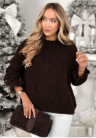 Sveter Feels Like Heaven čokoládový