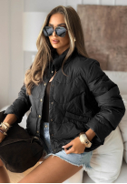 Krátka puchowa Bunda Last Thing čierna