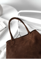 Zamszowa Kabelka Fully Me čokoládová