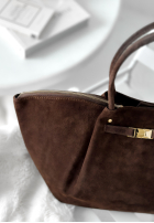Zamszowa Kabelka Almost Ready čokoládová
