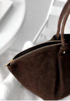 Zamszowa Kabelka Almost Ready čokoládová