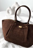 Zamszowa Kabelka Almost Ready čokoládová