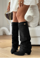 Dlhé semiošové Čižmy Cartagena čierne