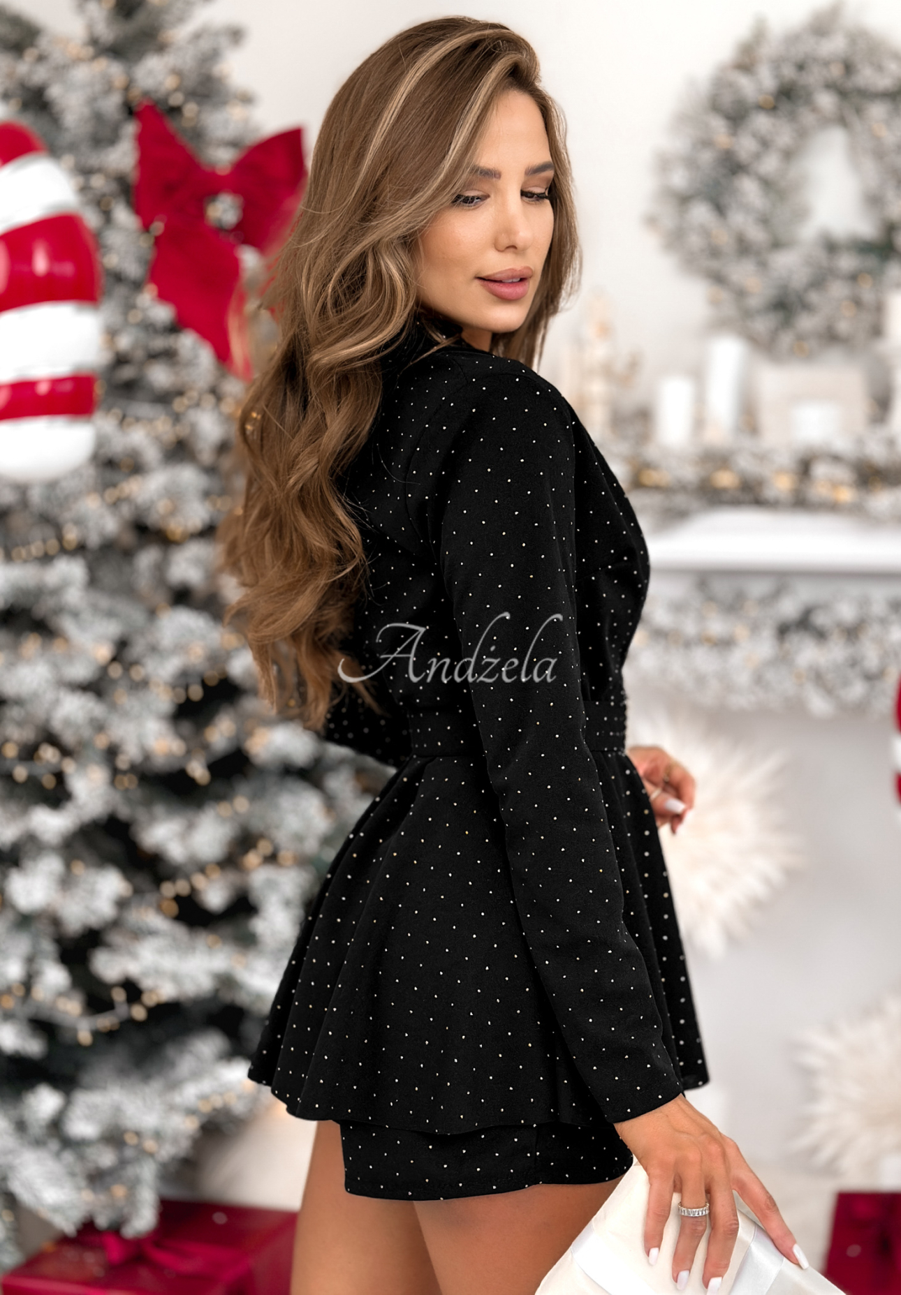 Overal s kryštálikmi Totally Fine čierne