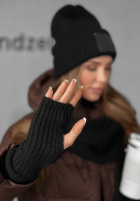 Súprava Čiapka, szalik, Rukavičky  3in1 December čierne